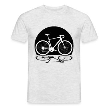 Road Bike Cycling Road Cyclist Cool Shirt Bike - Men's T-Shirt - heather grey - Front - AI Model Male 178 dark (178cm)