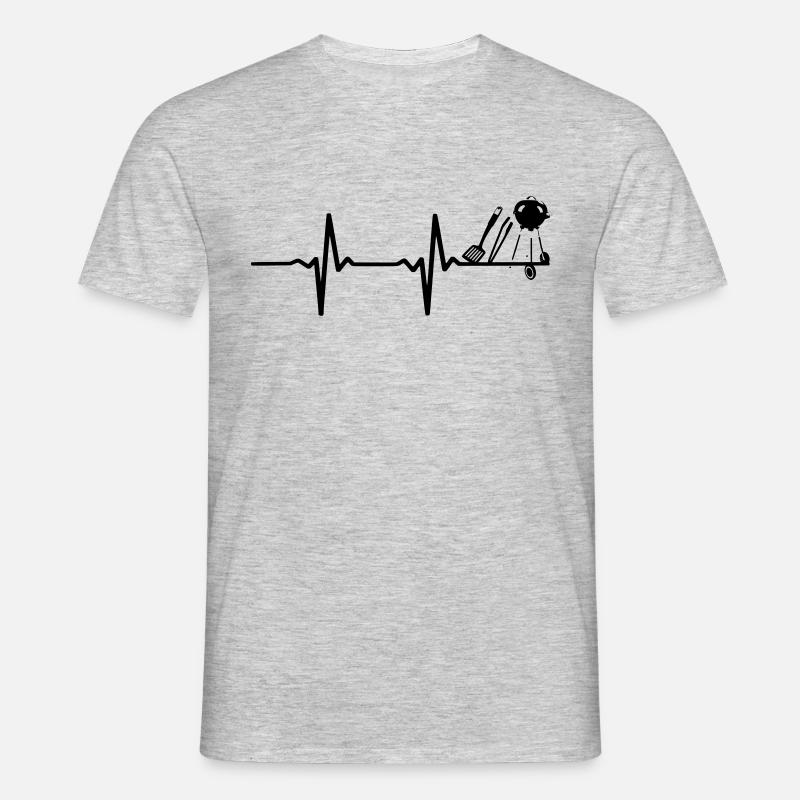 Grill Evolution - Men's T-Shirt - heather grey