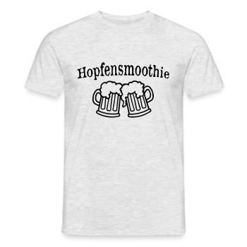 Hopfensmoothie - Männer T-Shirt - Grau meliert - Vorne - AI Model Male 178 dark (178cm)
