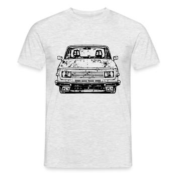 Wartburg 353 - T-shirt homme - gris chiné - Devant - AI Model Male 178 dark (178cm)
