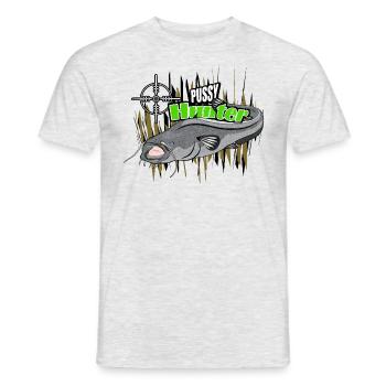Welsjäger - Männer T-Shirt - Grau meliert - Vorne - AI Model Male 178 dark (178cm)