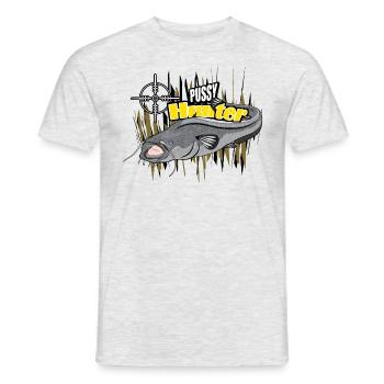 Welsjäger - Männer T-Shirt - Grau meliert - Vorne - AI Model Male 178 dark (178cm)