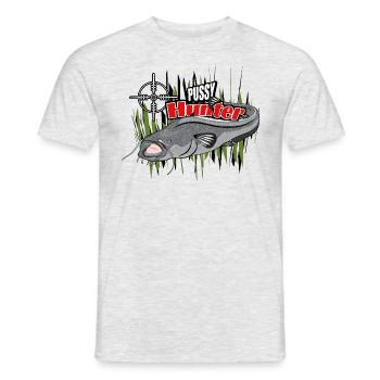Welsjäger - Männer T-Shirt - Grau meliert - Vorne - AI Model Male 178 dark (178cm)