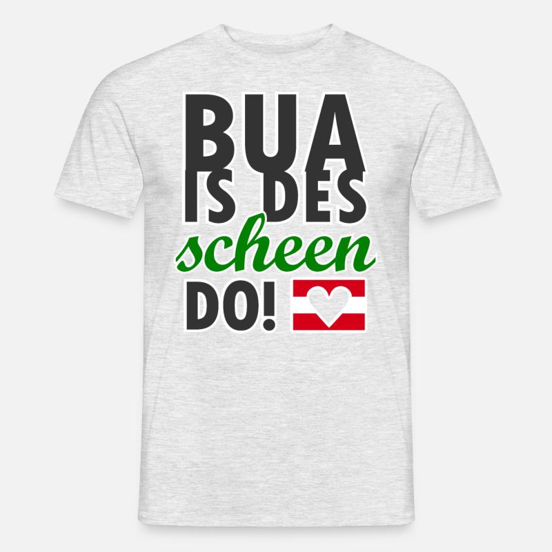 Dialecte de l’Autriche de Styrie - T-shirt homme - gris chiné