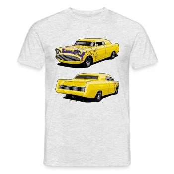 Courge au citron - T-shirt homme - gris chiné - Devant - AI Model Male 178 dark (178cm)