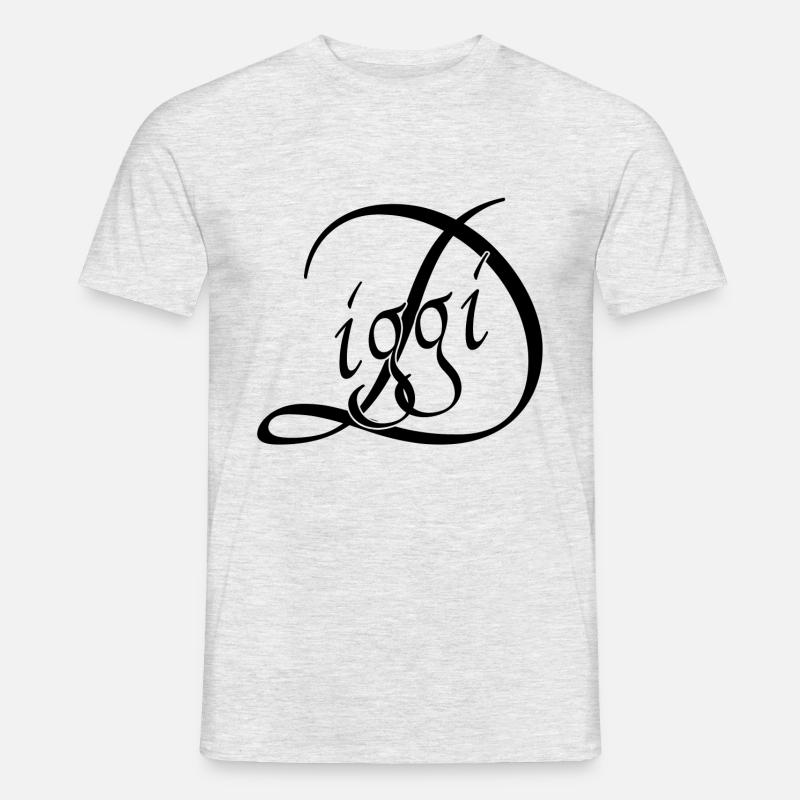 Diggi - Männer T-Shirt - Grau meliert