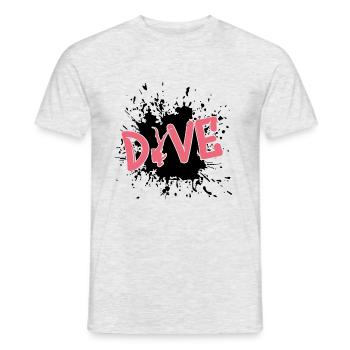 tauchen, diving, taucher, apnoe - Männer T-Shirt - Grau meliert - Vorne - AI Model Male 178 dark (178cm)