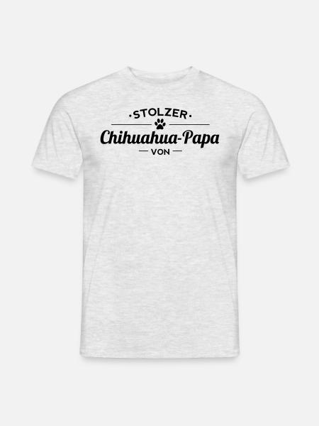 Chihuahua-Papa Wunschname - Männer T-Shirt -