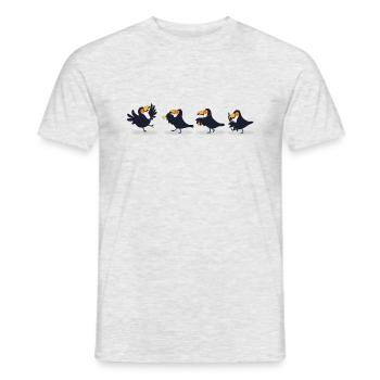 Jungle Jam - T-shirt homme - gris chiné - Devant - AI Model Male 178 dark (178cm)