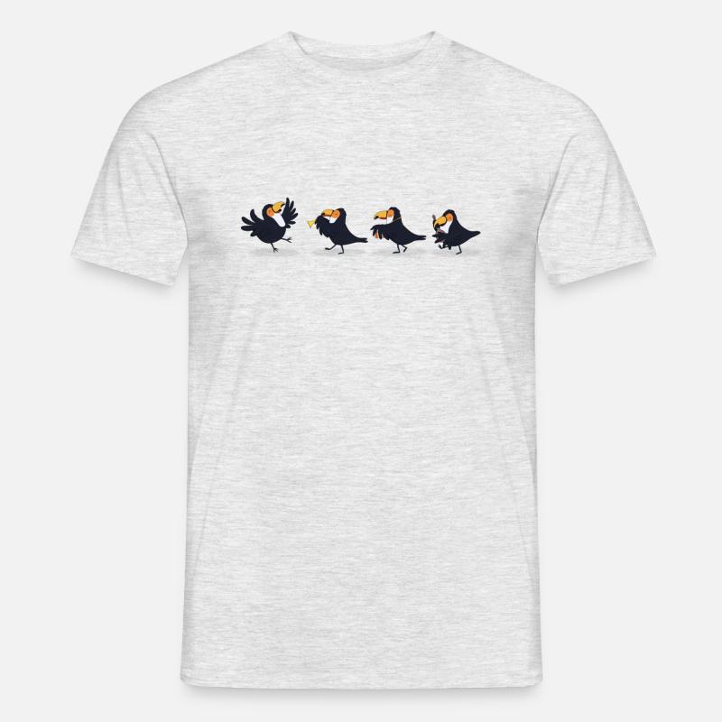 Jungle Jam - Männer T-Shirt - Grau meliert