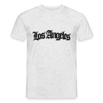 los Angeles - T-shirt homme - gris chiné - Devant - AI Model Male 178 dark (178cm)