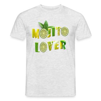 Mojito lover - Gift for Mojito lovers - Men's T-Shirt - heather grey - Front - AI Model Male 178 dark (178cm)