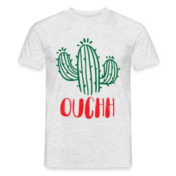 Idée de cadeau de soleil d'été plage vacances mer - T-shirt homme - gris chiné - Devant - AI Model Male 178 dark (178cm)