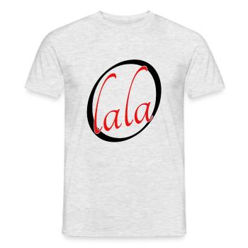 O lala - Männer T-Shirt - Grau meliert - Vorne - AI Model Male 178 dark (178cm)
