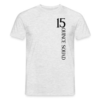Quince Squad Quinceanera 15. Geburtstag M�dchen - Männer T-Shirt - Grau meliert - Vorne - AI Model Male 178 dark (178cm)