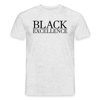 Black Excellence Proud Black Gift Black Exzellenz - Männer T-Shirt - Grau meliert - Vorne - AI Model Male 178 dark (178cm)