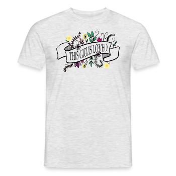 Frauen dieser Gigi wird geliebt Muttertagsgeschenk - Männer T-Shirt - Grau meliert - Vorne - AI Model Male 178 dark (178cm)