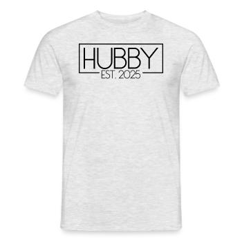 Ehemann Est. 2025 Matching Ehepaar verheiratet mit - Männer T-Shirt - Grau meliert - Vorne - AI Model Male 178 dark (178cm)