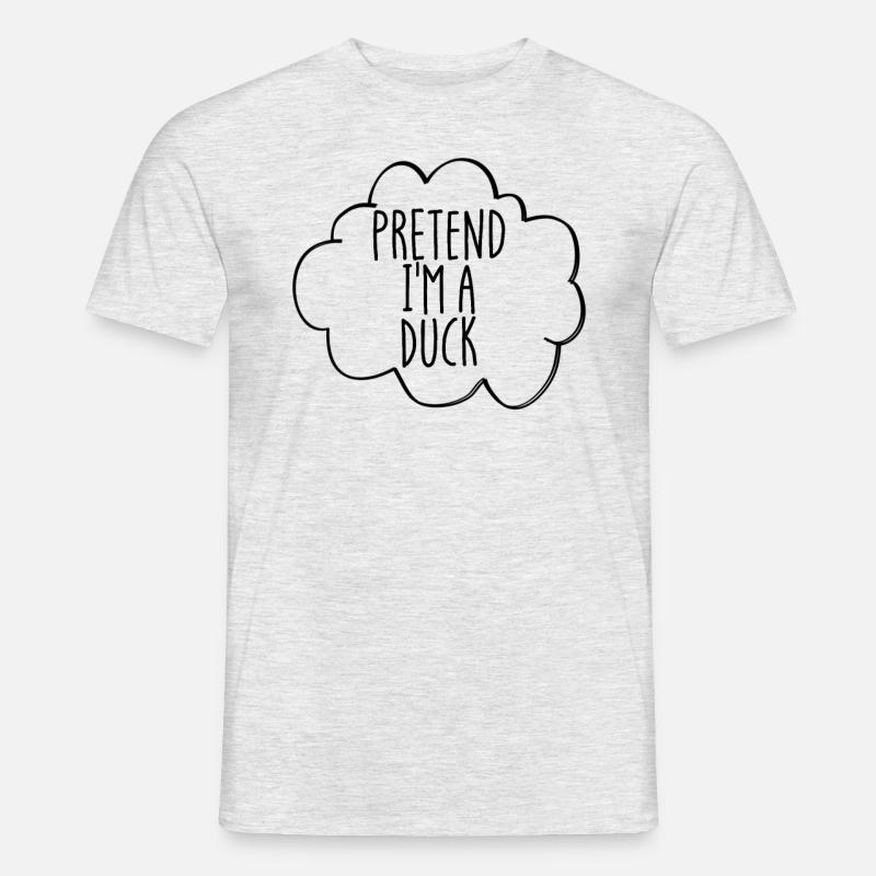 Stellen Sie sich vor - Männer T-Shirt - Grau meliert