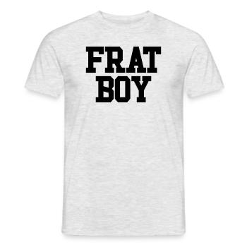 Brüllungsjunge lustige Brüderlichkeit Herren -Brud - Männer T-Shirt - Grau meliert - Vorne - AI Model Male 178 dark (178cm)