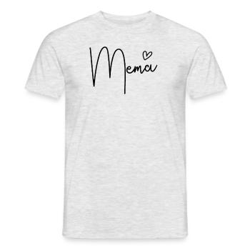 Frauenmema süße Oma Geschenkmema - Männer T-Shirt - Grau meliert - Vorne - AI Model Male 178 dark (178cm)