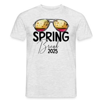 Frühlingsferien 2025 Retro-Frühlingsferien - Männer T-Shirt - Grau meliert - Vorne - AI Model Male 178 dark (178cm)