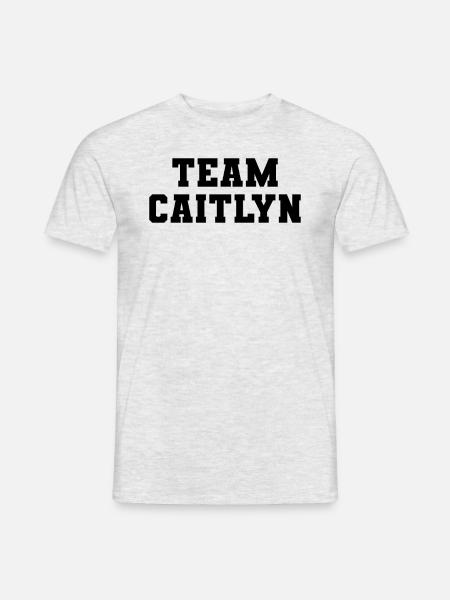 Team Caitlyn - Männer T-Shirt - Grau meliert