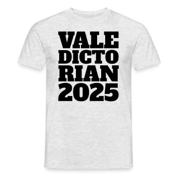 Jahrgangsbester 2025, Abschlussjahrgang 2025 - Männer T-Shirt - Grau meliert - Vorne - AI Model Male 178 dark (178cm)