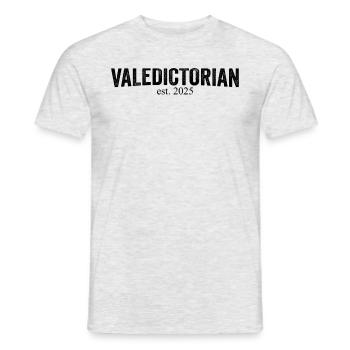 Jahrgangsbester 2025, Abschluss 2025 Jahrgangsbest - Männer T-Shirt - Grau meliert - Vorne - AI Model Male 178 dark (178cm)
