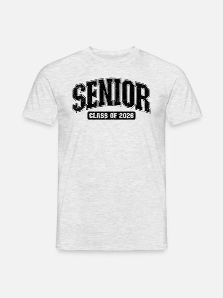 Abschlussklasse 2026. Abschlussklasse 2026 - Männer T-Shirt - Grau meliert