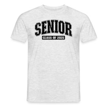 Abschlussklasse der Senioren 2025 von 2025, Senior - Männer T-Shirt - Grau meliert - Vorne - AI Model Male 178 dark (178cm)