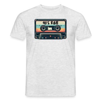 90er R&B Kassette Vintage Kassette 90er R&B - Männer T-Shirt - Grau meliert - Vorne - AI Model Male 178 dark (178cm)