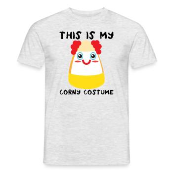 Das ist mein kitschiges Kostüm für Kinder Clown Ca - Männer T-Shirt - Grau meliert - Vorne - AI Model Male 178 dark (178cm)