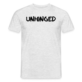 Verwirrt - Männer T-Shirt - Grau meliert - Vorne - AI Model Male 178 dark (178cm)