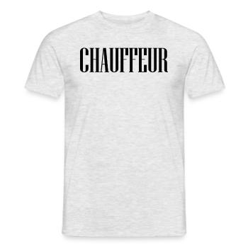 Chauffeur Driver Best Chauffeur Costume Chauffeur - Men's T-Shirt - heather grey - Front - AI Model Male 178 dark (178cm)