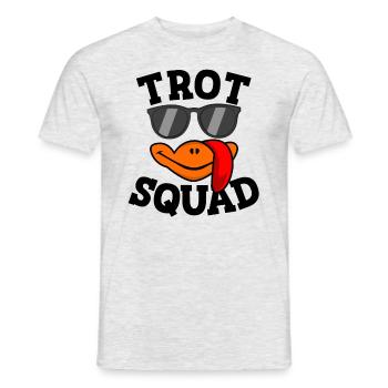 Trab-Trupp Truthahn-Trott-Thanksgiving-Trab-Trupp - Männer T-Shirt - Grau meliert - Vorne - AI Model Male 178 dark (178cm)