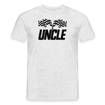 Equipe de fosse d’anniversaire de course familiale assortie Onk - T-shirt homme - gris chiné - Devant - AI Model Male 178 dark (178cm)