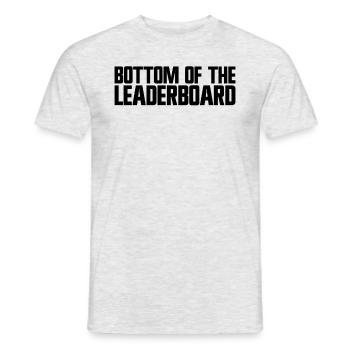 Bottom of the list of the best video games gamers no - Men's T-Shirt - heather grey - Front - AI Model Male 178 dark (178cm)