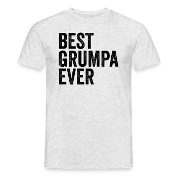 Le meilleur Grumpa de tous les temps. Drôle de grand-père. Meilleur G - T-shirt homme - gris chiné - Devant - AI Model Male 178 dark (178cm)
