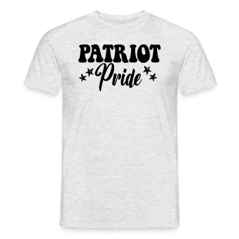 Patriots Sports Team of the Patriot Pride High Sc - Men's T-Shirt - heather grey - Front - AI Model Male 178 dark (178cm)