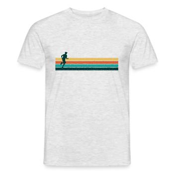 Running - T-shirt homme - gris chiné - Devant - AI Model Male 178 dark (178cm)