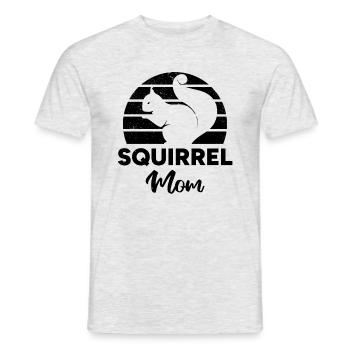 Squirrel Owner Squirrel Mom Squirrel Mama Squirrel - Männer T-Shirt - Grau meliert - Vorne - AI Model Male 178 dark (178cm)