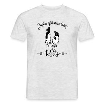 Hausratte - Männer T-Shirt - Grau meliert - Vorne - AI Model Male 178 dark (178cm)