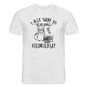 Chinchilla - Men's T-Shirt - heather grey - Front - AI Model Male 178 dark (178cm)