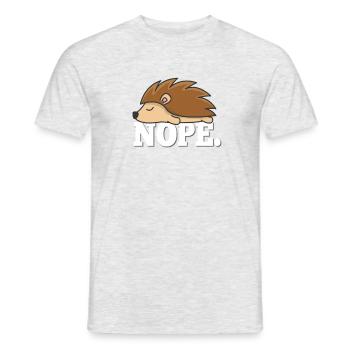 Igel - Männer T-Shirt - Grau meliert - Vorne - AI Model Male 178 dark (178cm)
