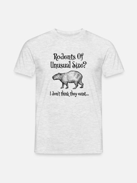 Capybara - T-shirt homme - gris chiné