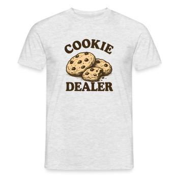 Kekshändler Bäcker Liebe Kekse Keks - Männer T-Shirt - Grau meliert - Vorne - AI Model Male 178 dark (178cm)