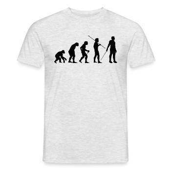 Fencing - Men's T-Shirt - heather grey - Front - AI Model Male 178 dark (178cm)