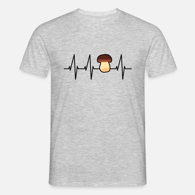 Saml svampe - T-shirt til herrer - grå meleret