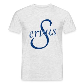 Servus - Männer T-Shirt - Grau meliert - Vorne - AI Model Male 178 dark (178cm)